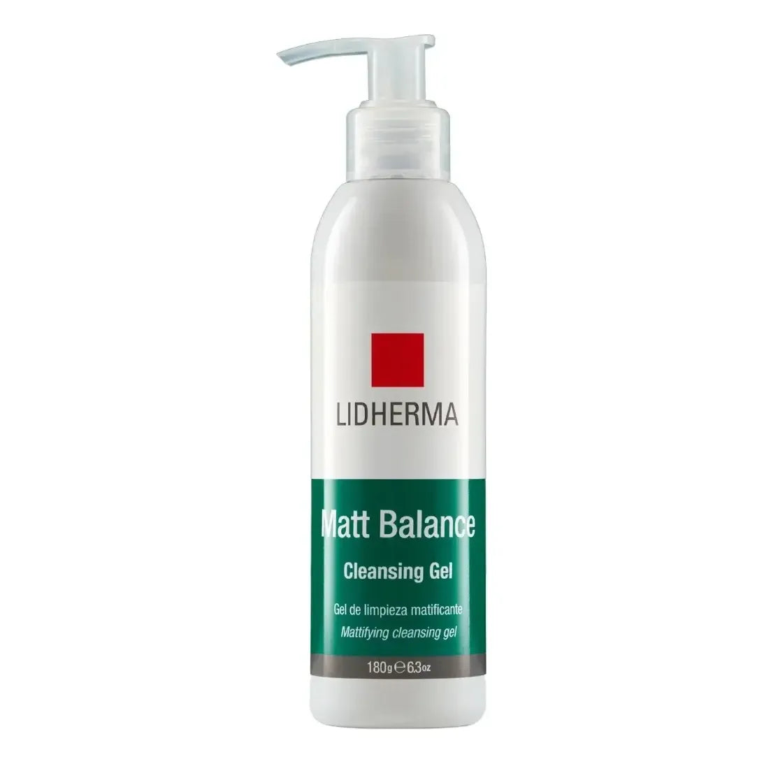 Matt Balance Cleansing Gel Higiene Salicilico Lidherma X180g Momento de aplicación Día/Noche Tipo de piel Grasa/Mixta