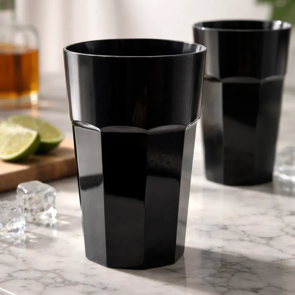 Vaso Plástico Bristol Facetado 520 Cc Bar Gastronomía Pack 6