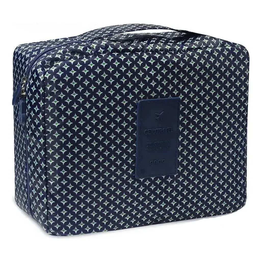 Neceser De Viaje Cosméticos Estampa negro Lookmy | Organizador maquillaje | Portacosmético Bolso Baño | Necessaire Lavable E Impermeable Para Valija Y Cartera Mujer | Neceser Valija Regalo