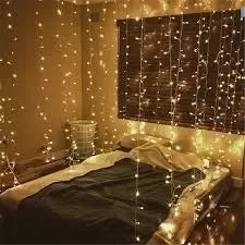 Cortina Led 320 Luces 16 Tiras 3x3 Mts 220v Interconectable