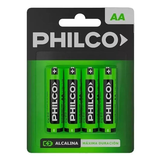 4 Pilas AA Philco Alcalina Blister Cerrado Original