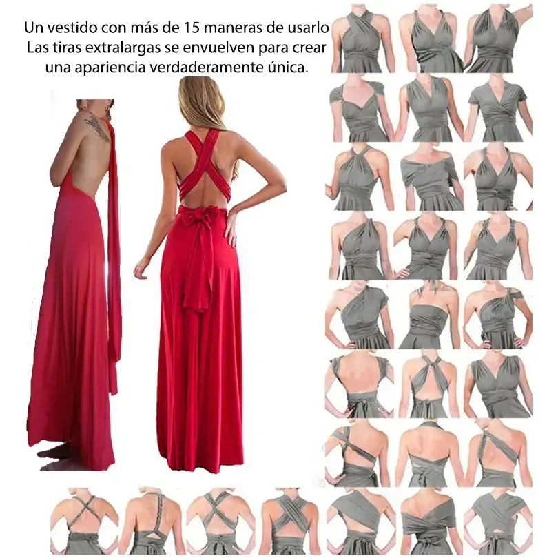 Vestidos Fiesta Multiforma Mas De 15 Manera De Usarlo