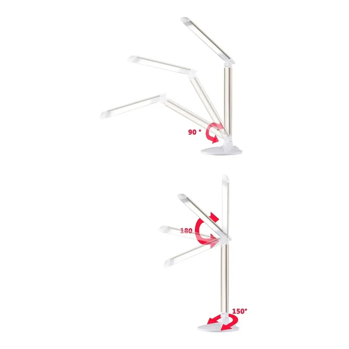 Lampara De Escritorio Led - Aluminio - Usb - Moderno Diseño