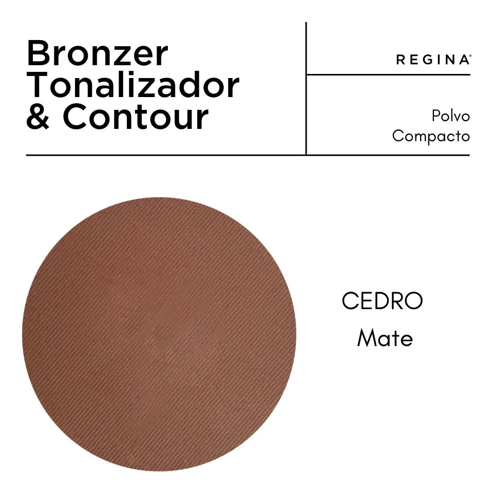 Bronzer Regina Tonalizador & Contour En Polvo Compacto