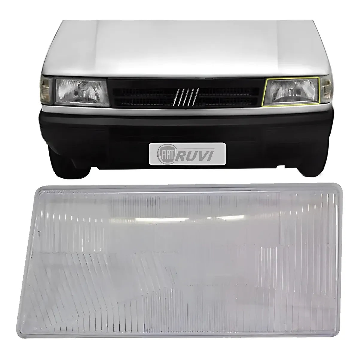 Vidrio Solo De Optica Fiat Duna Uno Fiorino