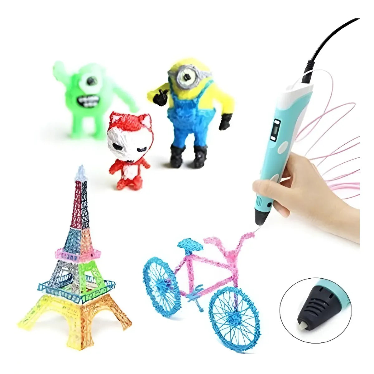 Lápiz 3D Montoya Importadora Lapiz 3D Color Celeste