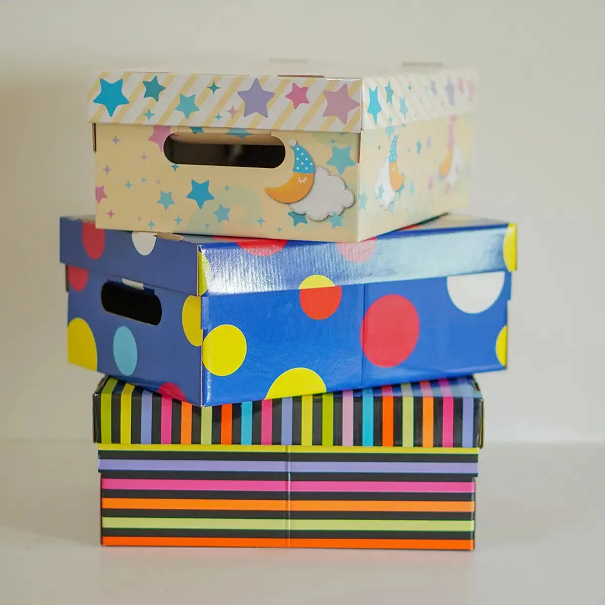 Caja Chica Organizadora De Cartón Barnizada