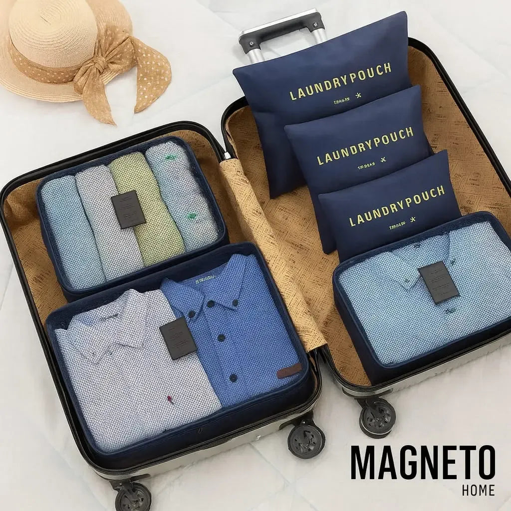Set Organizadores De Valija Bolsa De Guardado 6 Unids. Viaje