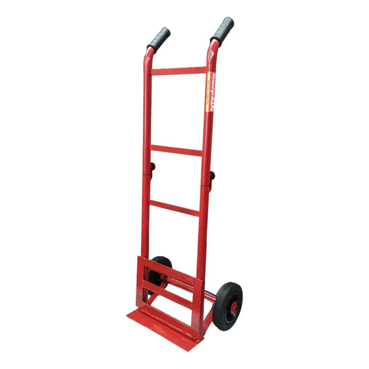 Carro Zorra Plegable Carretilla MetalurgicaCDG Portabultos Capacidad 120 Kg Hierro Plataforma Rojo