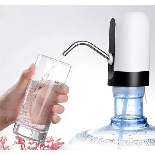 Dispenser De Agua Automatico Bomba Bidones Recargable Usb Color Blanco