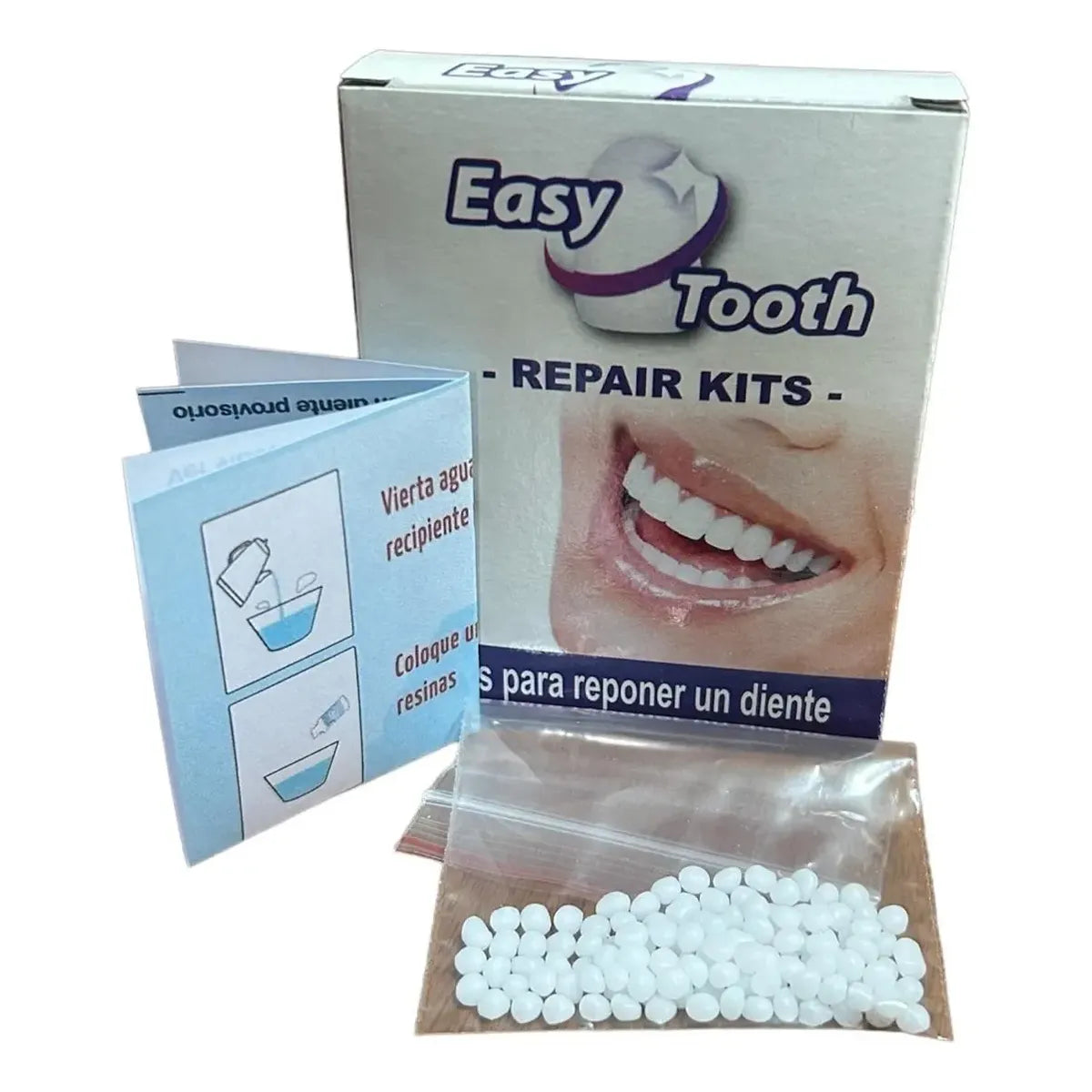 Kit Diente Provisorio Para Reemplazar Un Diente Easy Tooth