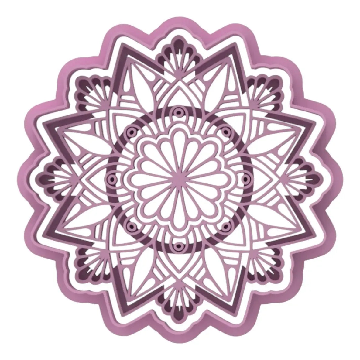 Cortante Mandala Cerámica Arcilla Fondant 10 X 10 Cm Cod1680
