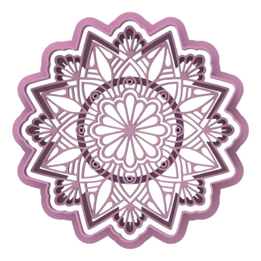 Cortante Mandala Cerámica Arcilla Fondant 10 X 10 Cm Cod1680
