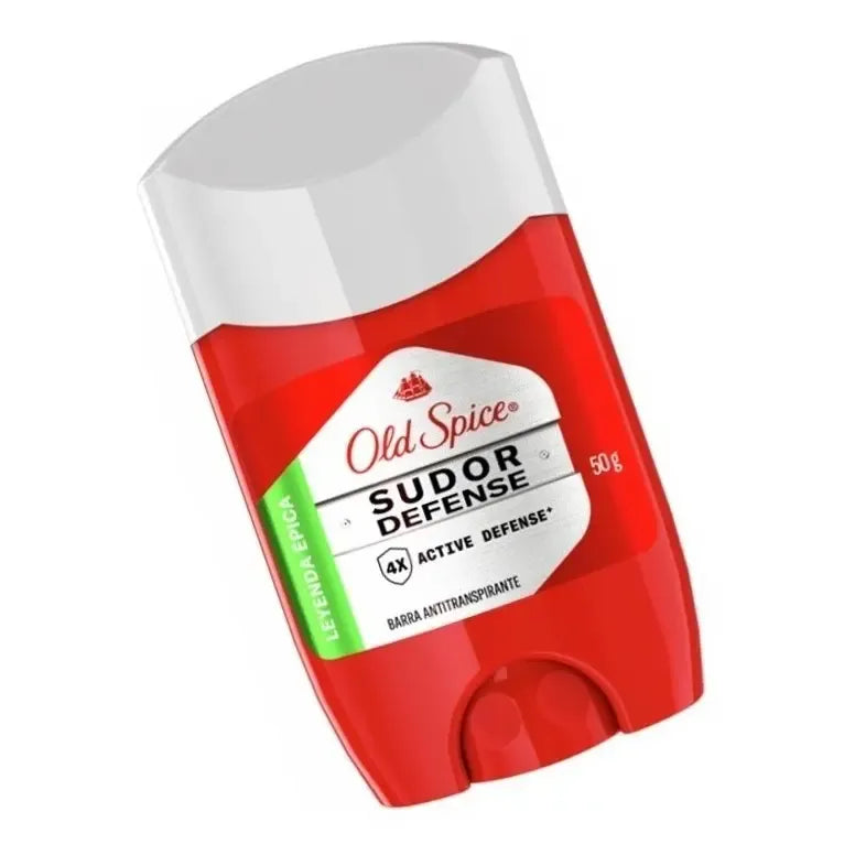 Old Spice Sudor Defense Leyenda Épica Barra Antitranspirante
