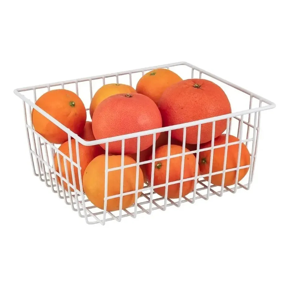 Organizador Canasto Cesto Alacena Mesada Cocina Baño Metal