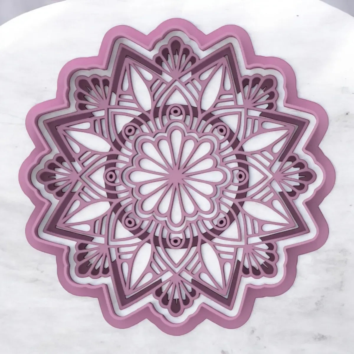 Cortante Mandala Cerámica Arcilla Fondant 10 X 10 Cm Cod1680