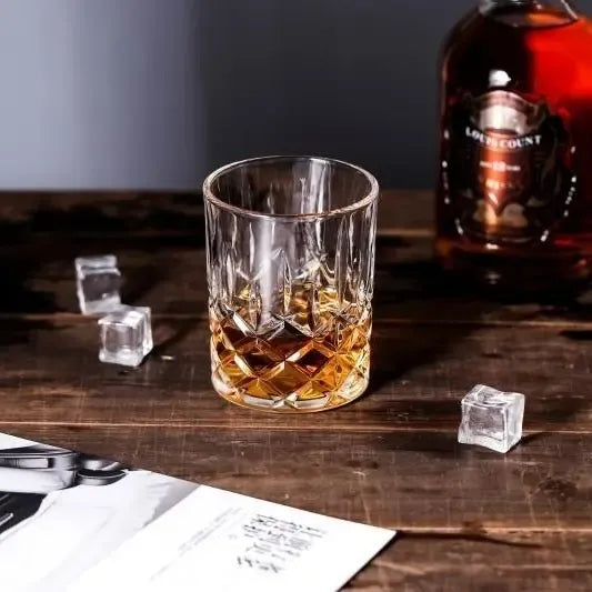 Vasos De Vidrio Wishky Cyrus 343 Ml Set 4 Unidades