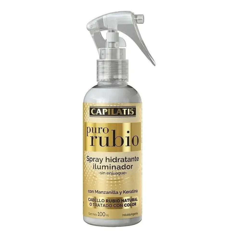 Capilatis Puro Rubio Spray Iluminador X 100ml - Sin Enjuague