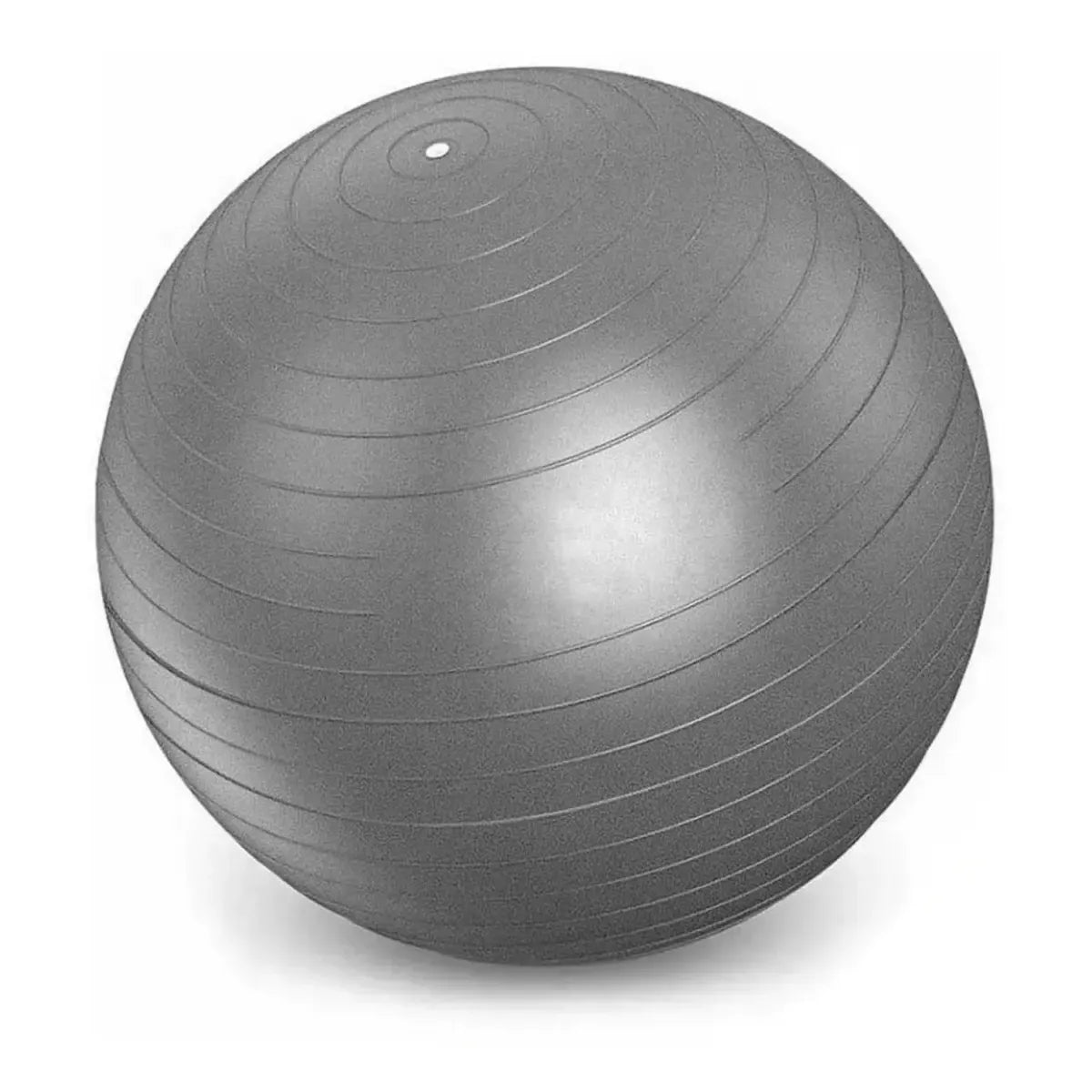 Pelota Esferodinamia 65 Cm Textura Suave Pilates Yoga Color Gris