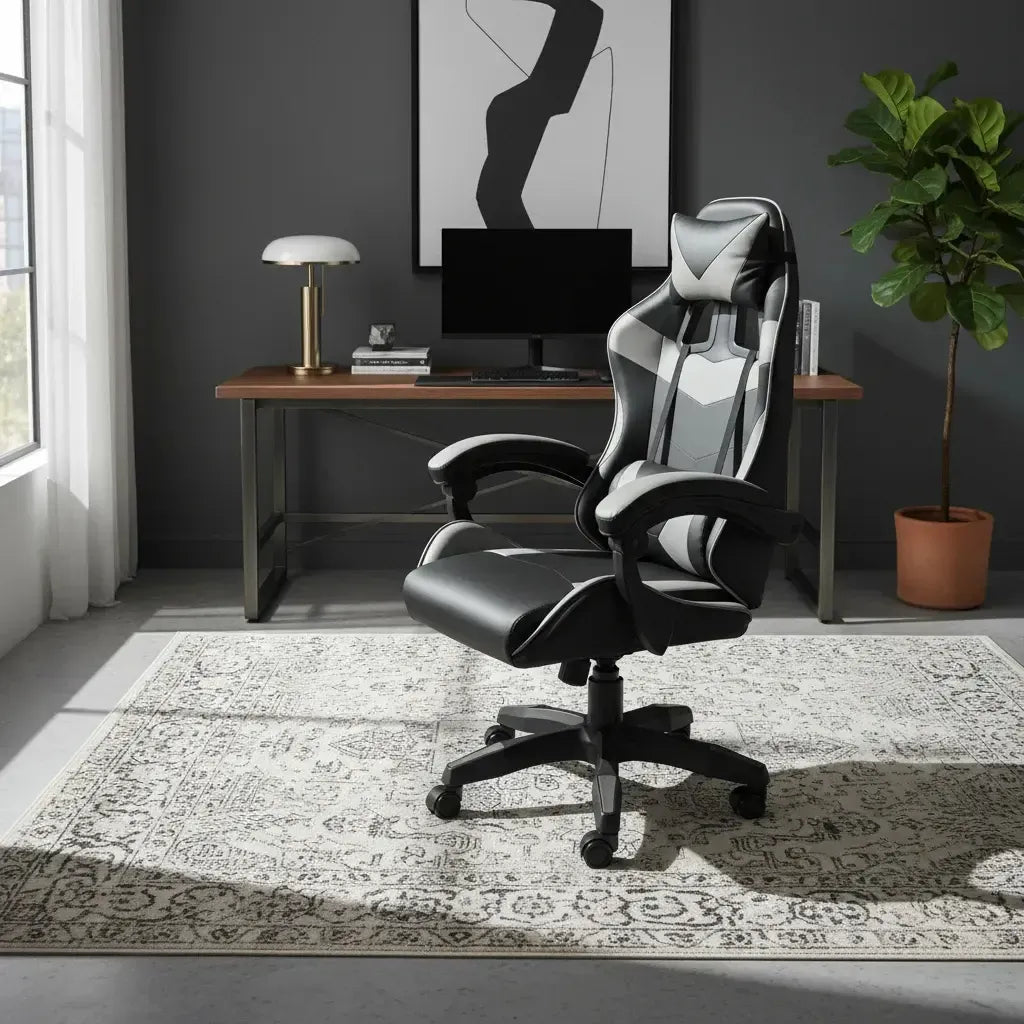 Silla Gamer Pc Escritorio - Sillón Ergonómico Reclinable Scp