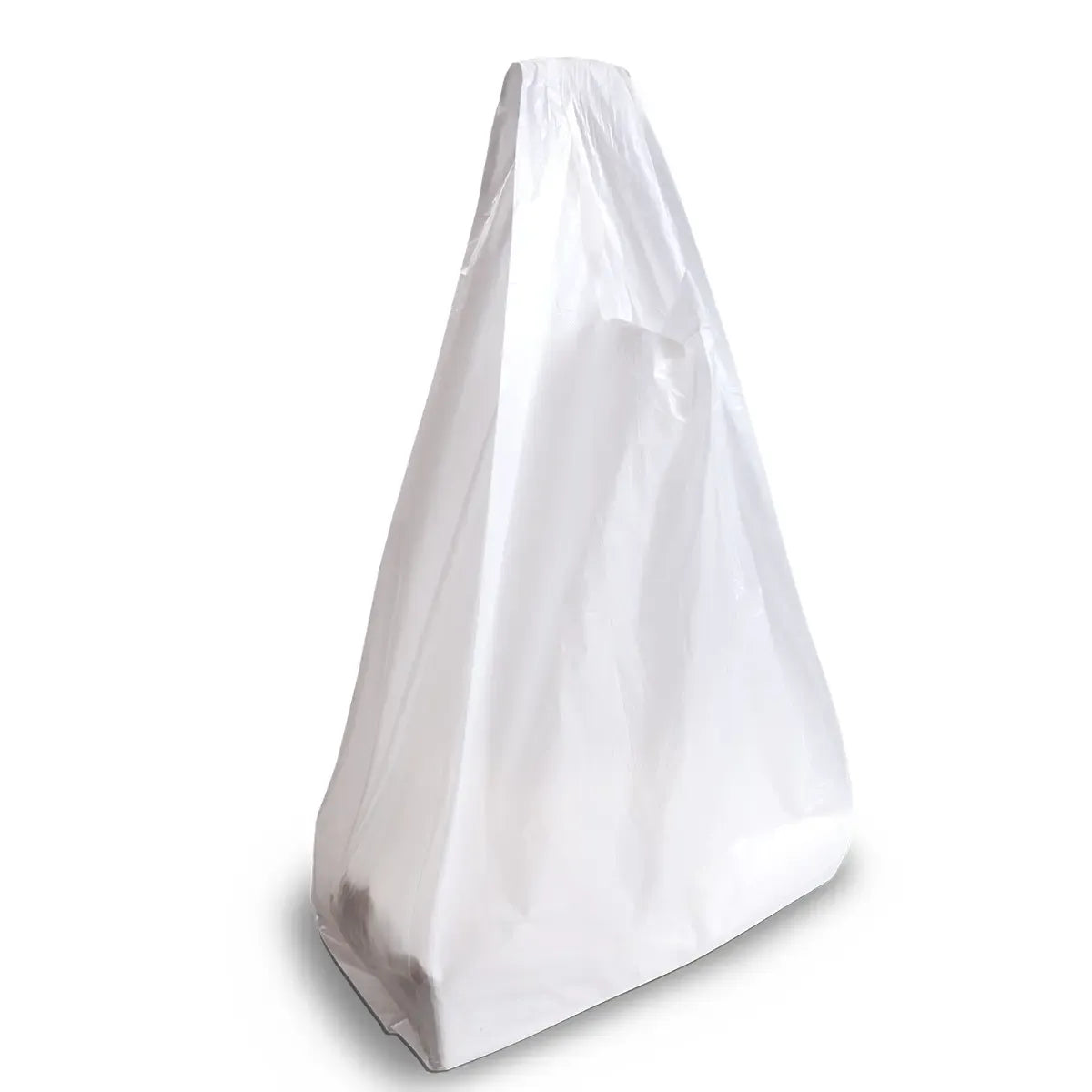 Bolsa Camiseta 20x30 Blanca Reforzada Pack X 100 Unidades Resistente Alta Densidad Polinea