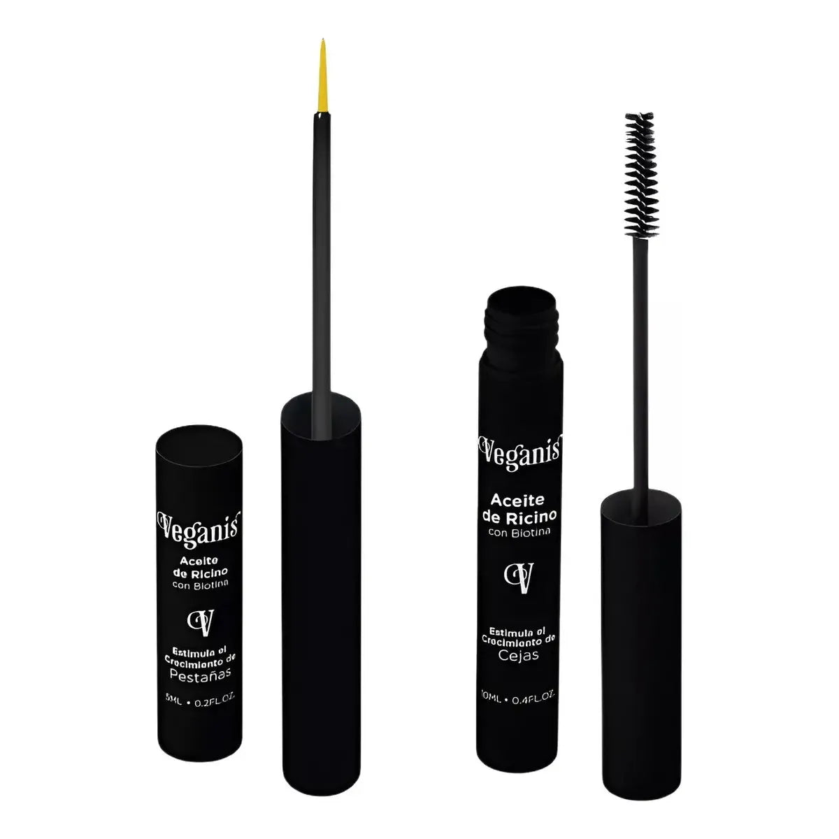 Kit Veganis Mirada Radiante Aceite Pestañas Cejas Contorno