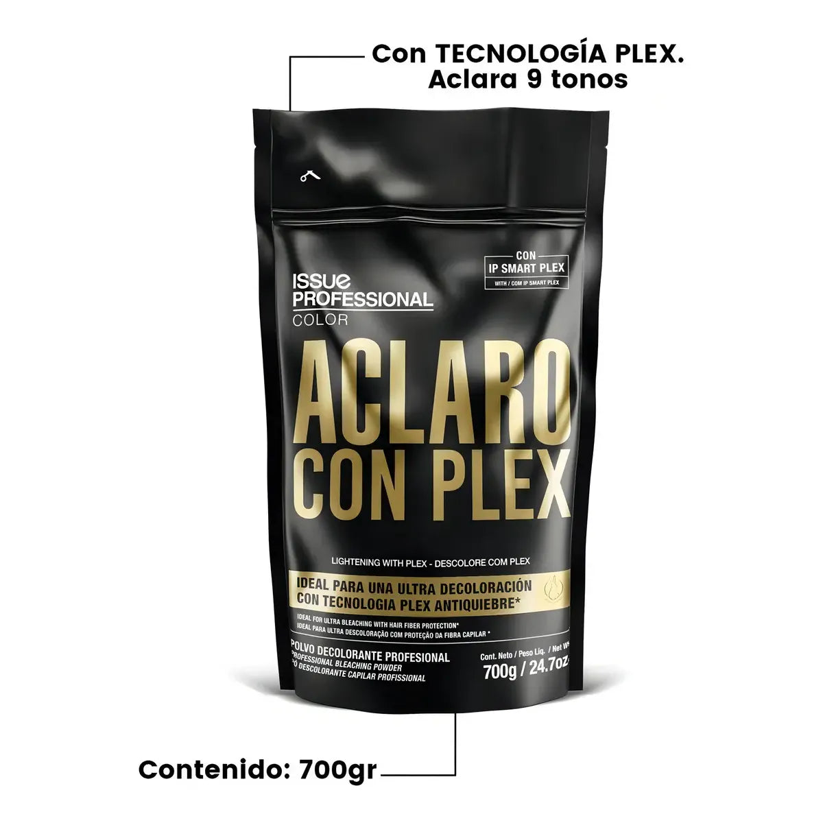 Polvo Decolorante Issue Profesional Aclaro Con Plex 700gr