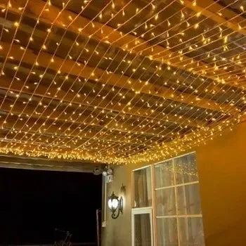 Cortina Led 320 Luces 16 Tiras 3x3 Mts 220v Interconectable