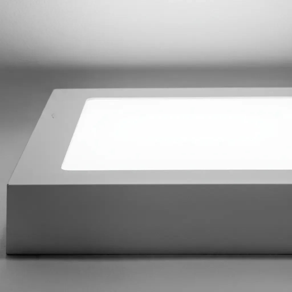 Panel Plafón Led 24w Cuadrado Aplicar Luz Fría/cálida Blanco