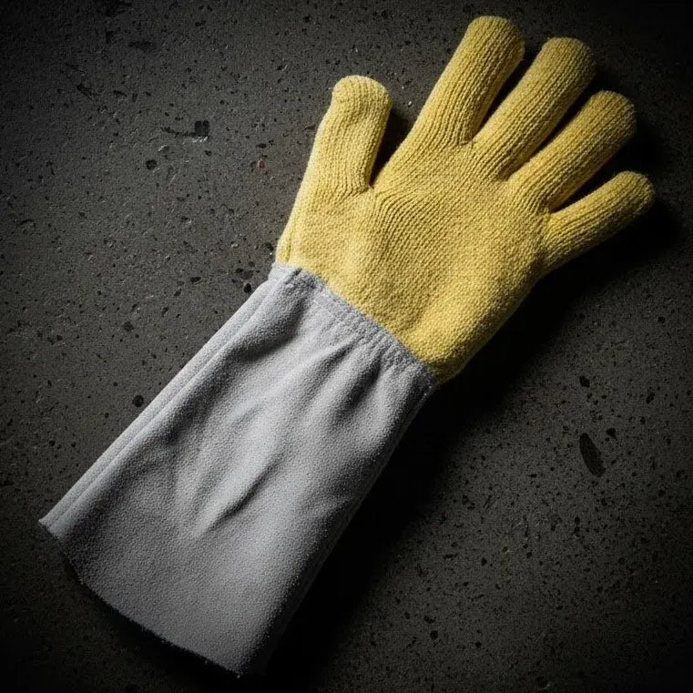 Par Guante Terrycloth Kevlar Puño Descarne Alta Temperatura
