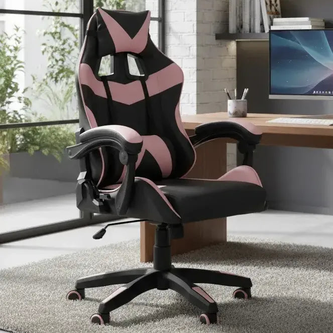 Silla Gamer Pc Escritorio - Sillón Ergonómico Reclinable Scp