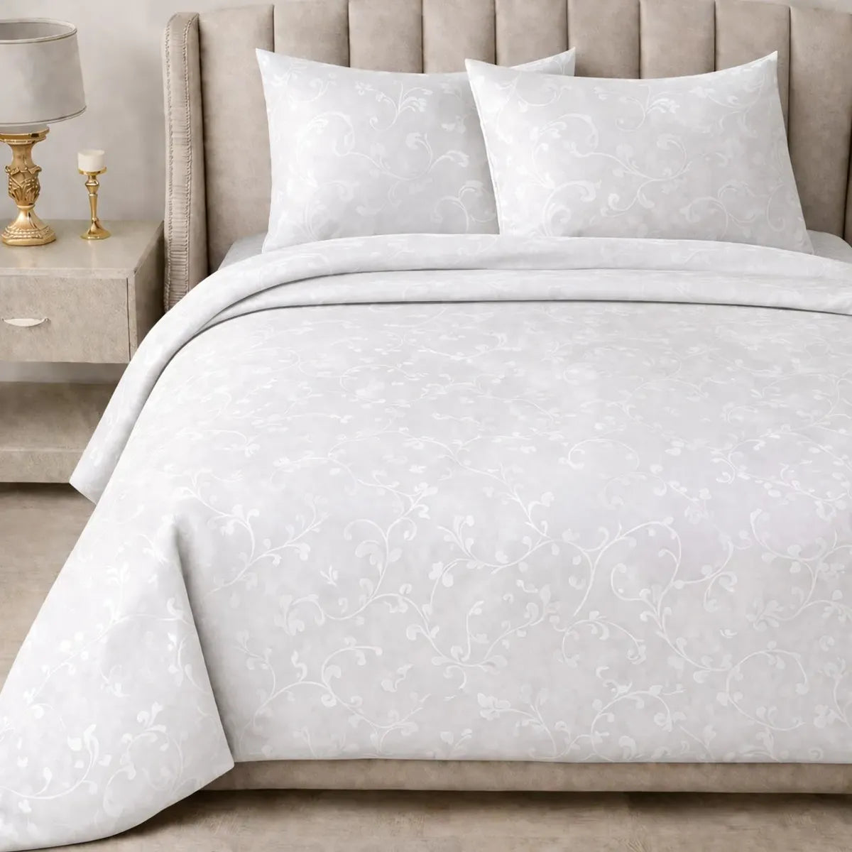 Juego De Sabanas King Size Hotel Linea Dobby 2x2+35 Cm