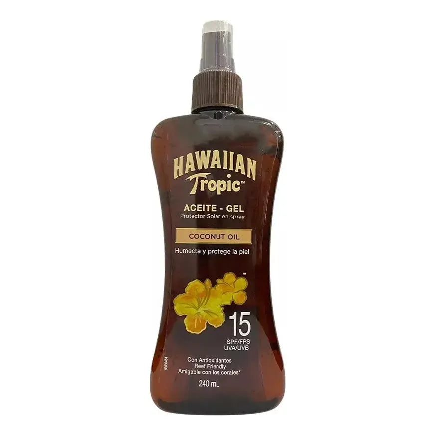 Protector solar Hawaiian Tropic Tanning Oil Protection 15FPS en aceite 240mL