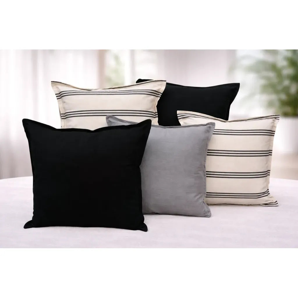 Almohadones Decorativos Tusor Set De 5 Varias Combinaciones