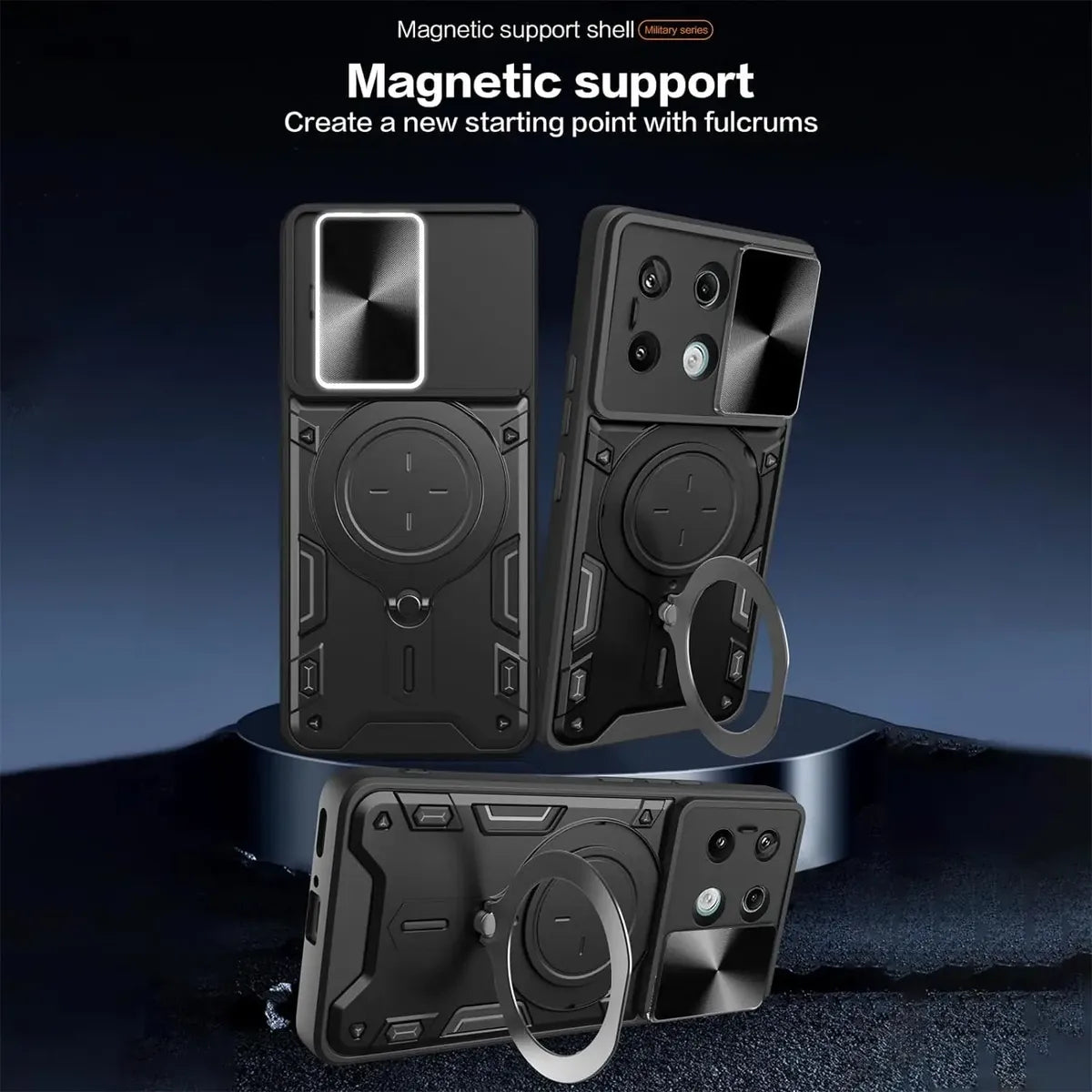 Funda P/ Redmi Note 13 Pro 4g Camshield Pro Caseme + Film