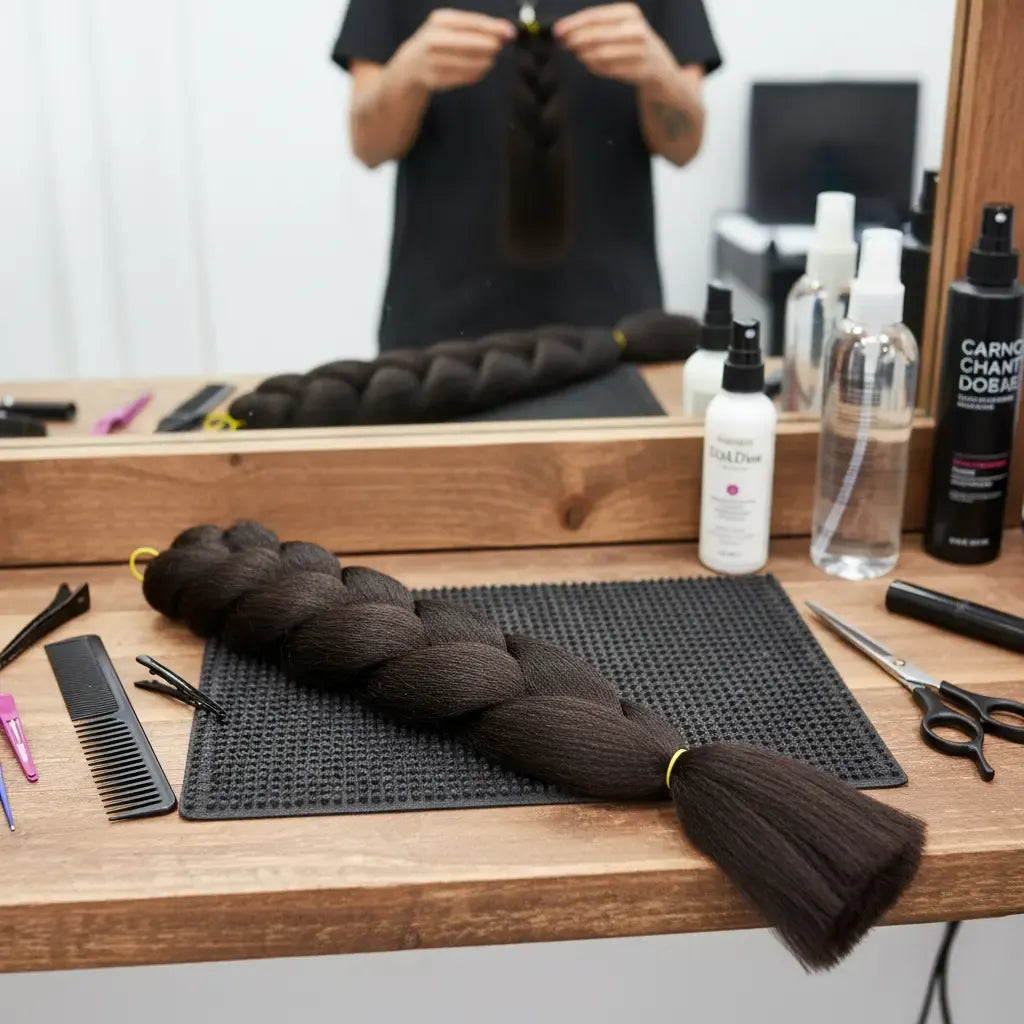 Extensiones Pelo Kanekalon Termico Jumbo Trenzas Africanas