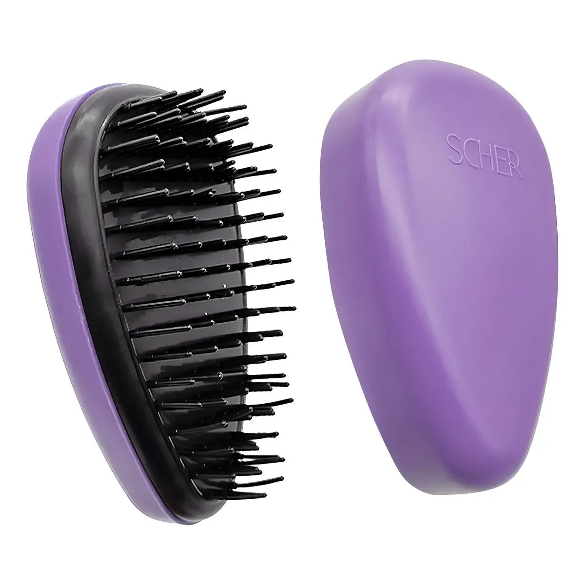 Cepillo Desenredante Anti Frizz Viaje Pocket Violeta Scher