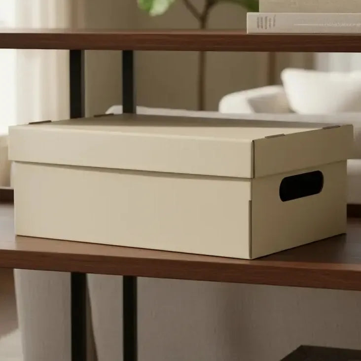 Caja Chica Organizadora De Cartón Barnizada