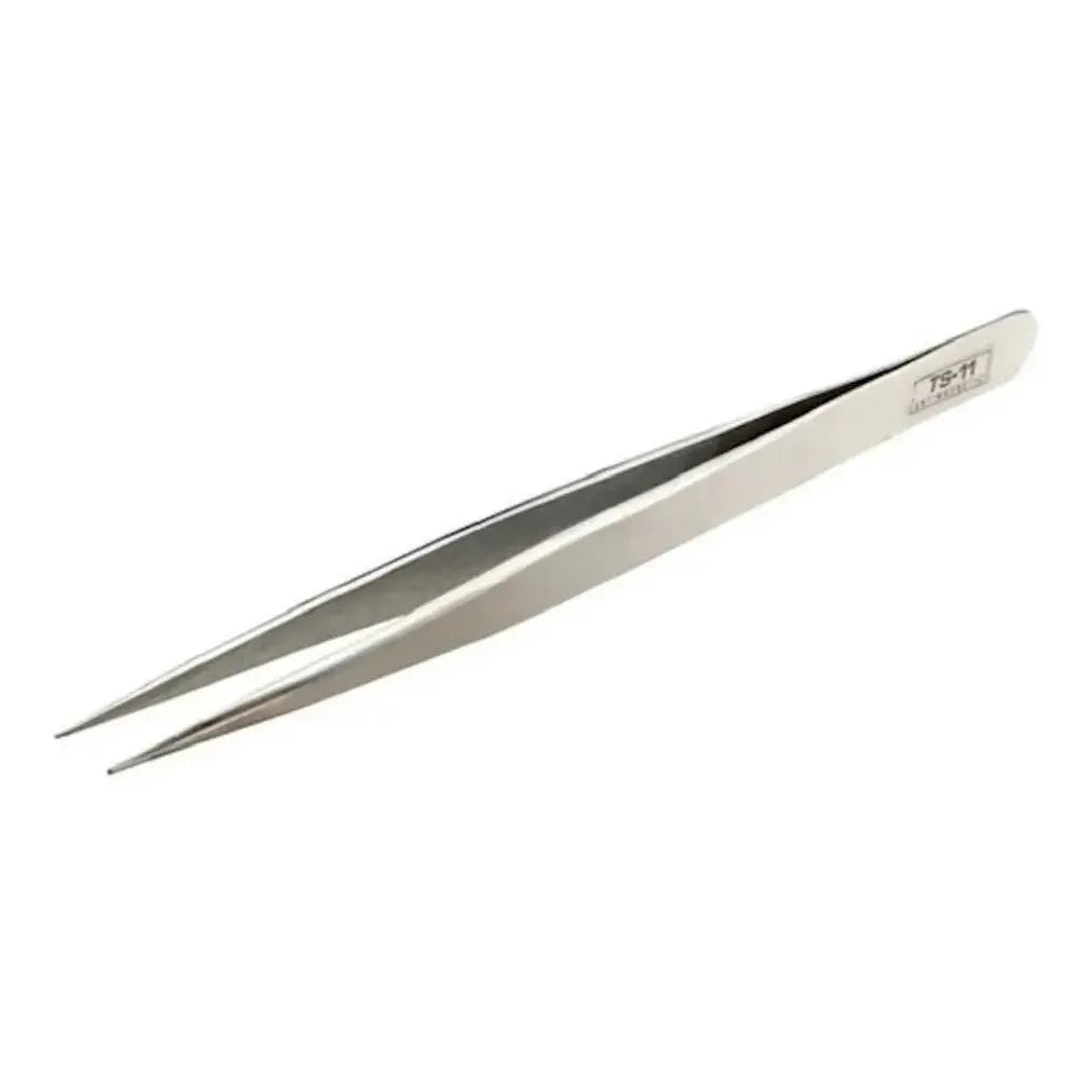 Pinza Brusela Recta Precisión Ts-11 Antimagnetica Pestañas