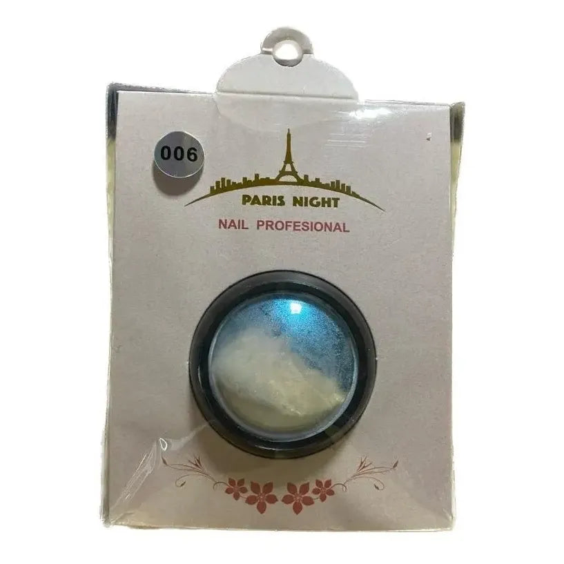 Polvo Aurora Paris Night Decoración De Uñas Esculpidas X1u