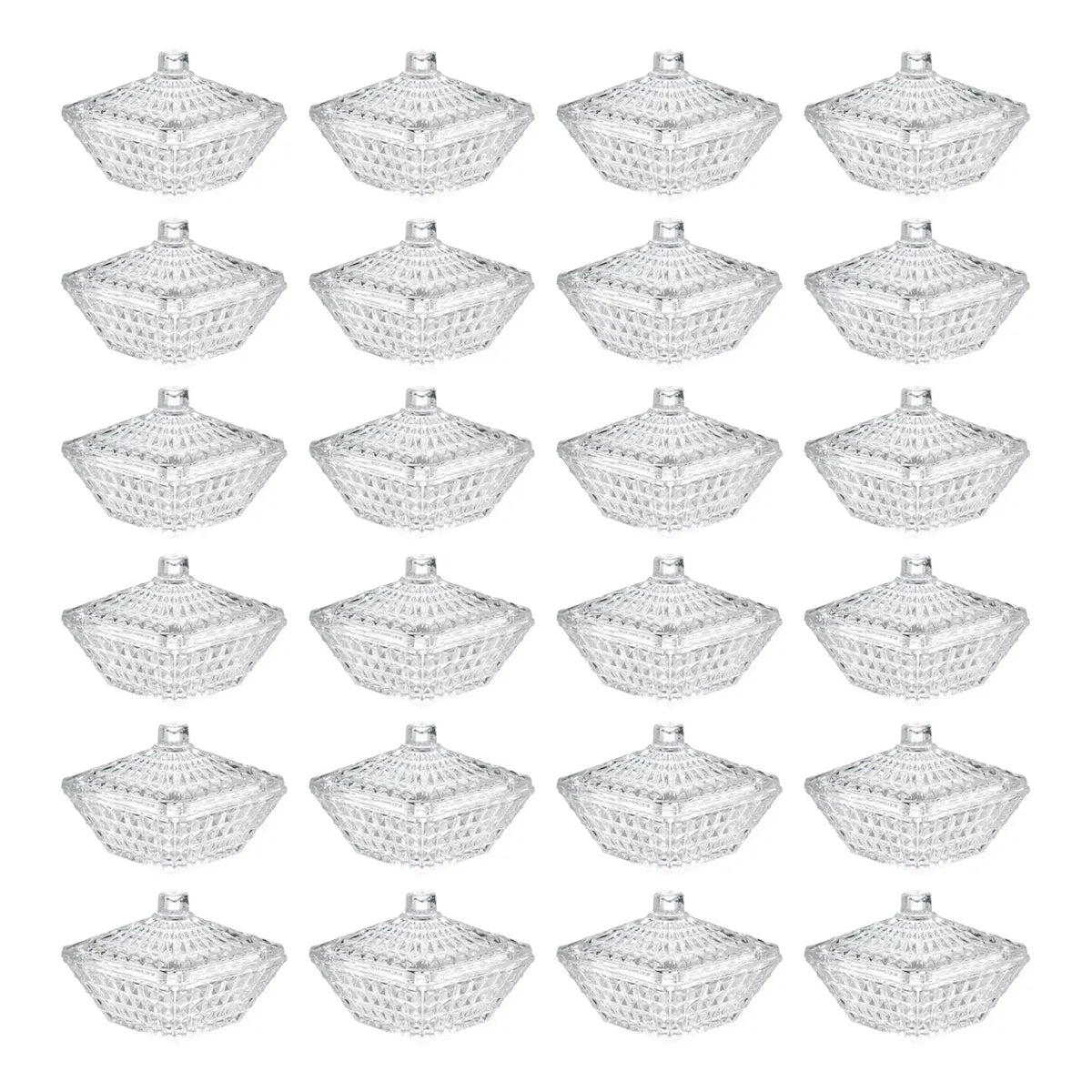 Caramelera Frasco Porta Vela Con Tapa Bomboneras Pack X 12