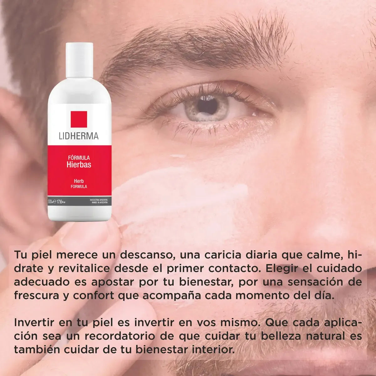 Loción Hierbas Descongestiva Hidratante Tónica Lidherma Tipo de piel Seca,Normal,Mixta
