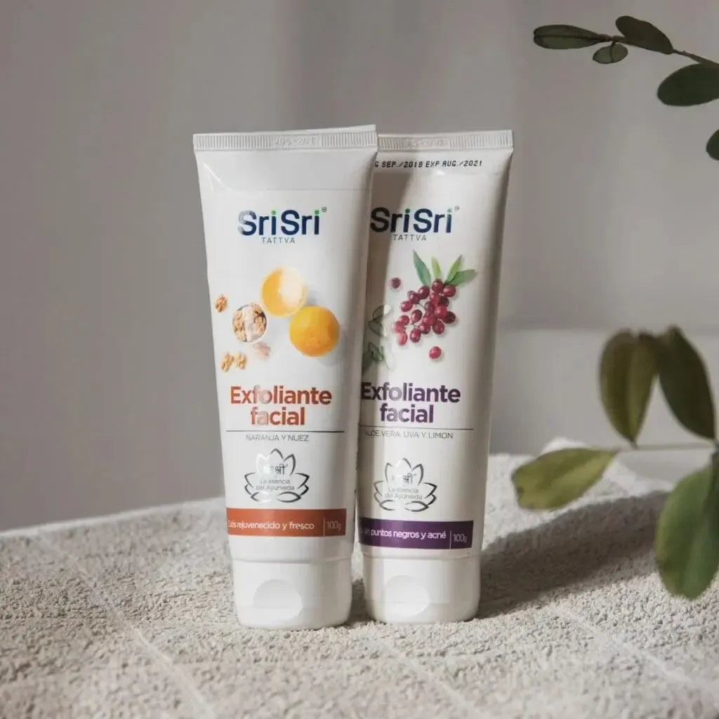 Sri Exfoliante Facial Aloe Vera Uva Y Limon X 100 Grs