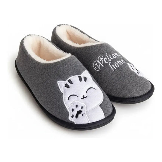 Pantufla Hornerito Mujer Chinela Acolchado Cómoda Algodón