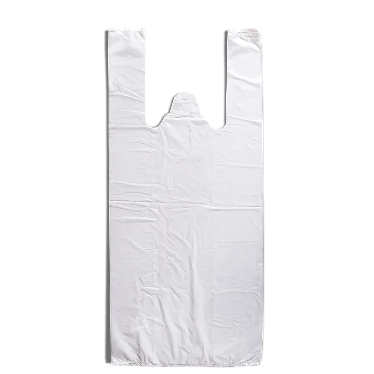 Bolsa Camiseta 20x30 Blanca Reforzada Pack X 100 Unidades Resistente Alta Densidad Polinea