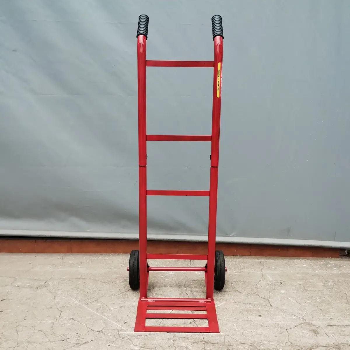 Carro Zorra Plegable Carretilla MetalurgicaCDG Portabultos Capacidad 120 Kg Hierro Plataforma Rojo