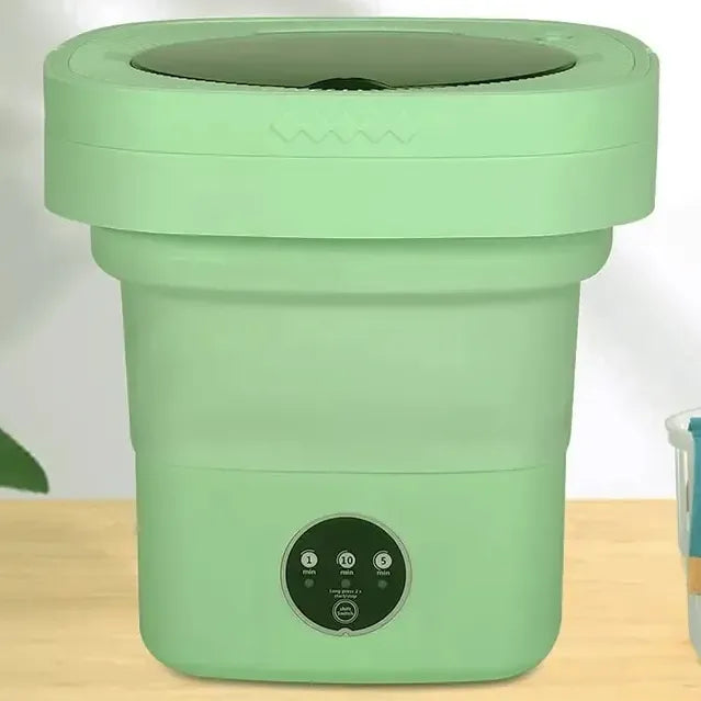 Mini Lavarropas Portátil Plegable 6.5l Con Escurridor