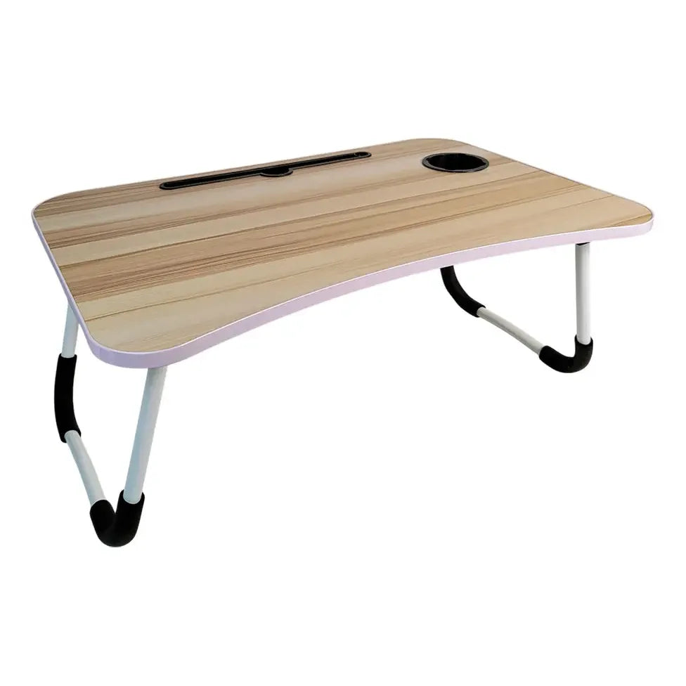 Mesa Bandeja Para Cama Plegable Desayunadora Tablet Notebook Levys Bazar Color Negro Rayado