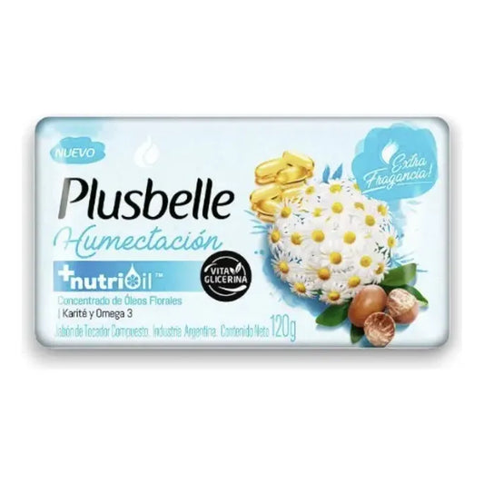 Jabon De Tocador En Barra Humectacion Plusbelle Pack X3 Unidades SURINFINITO