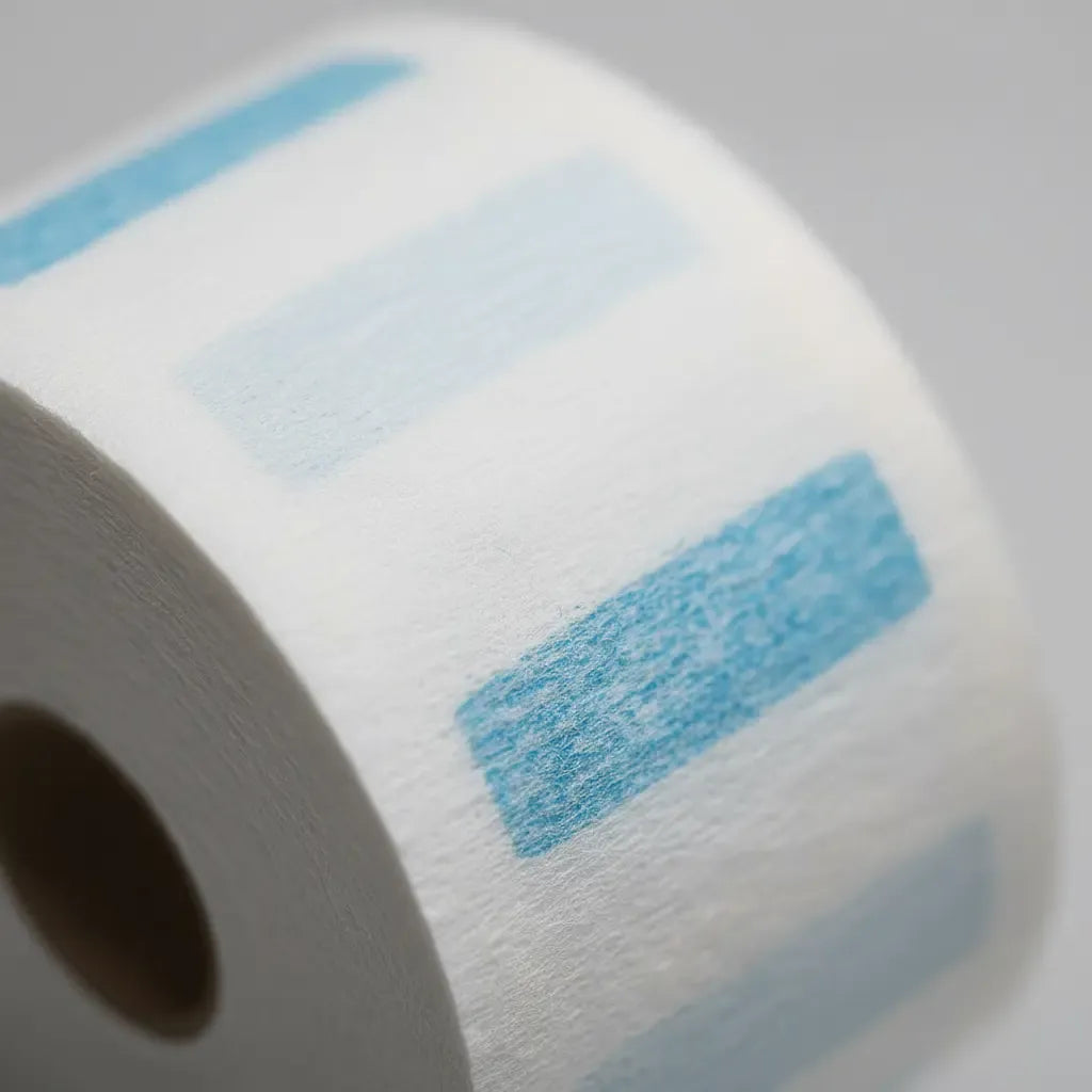 Papel Para Cuello Blanco Tubo X5 Rollos Barberia Peluqueria
